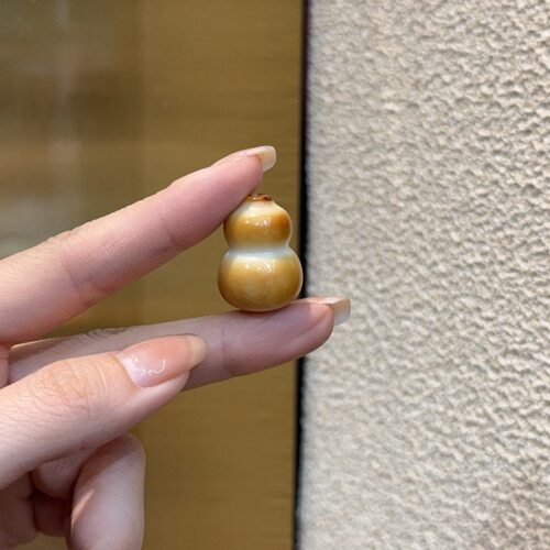 炭烤象牙果葫芦 diy佛珠配饰隔珠配件手工编织手绳项链文玩 DM218