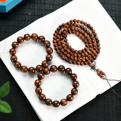 花梨木多圈佛珠手链 文玩单圈手串饰品礼物 DS156
