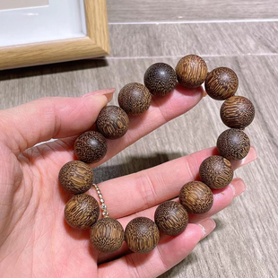 CF281 尺寸15mm左右 印尼沉香单圈手链 手串