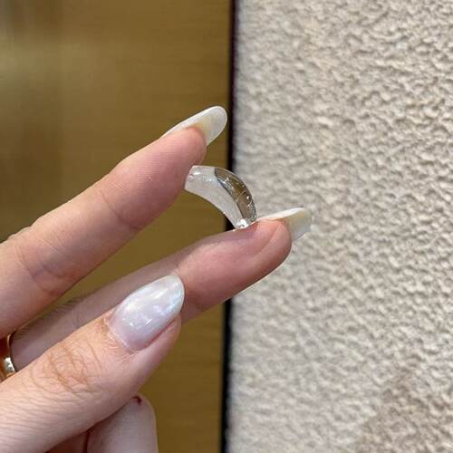 天然白水晶弯管 diy手串项链编绳手工配件 DM452