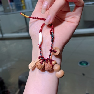 TY731 化泰岁 2026桃木手绳搭配狗牙 辟鞋