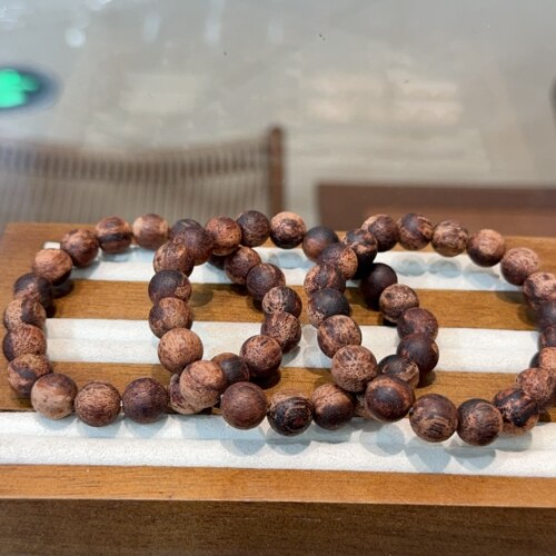 天然麻丝降真香沉香手链 10毫米 文玩手串饰品 DM420