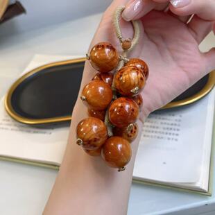 凉山留疤崖柏挂件包挂钥匙扣 TY613