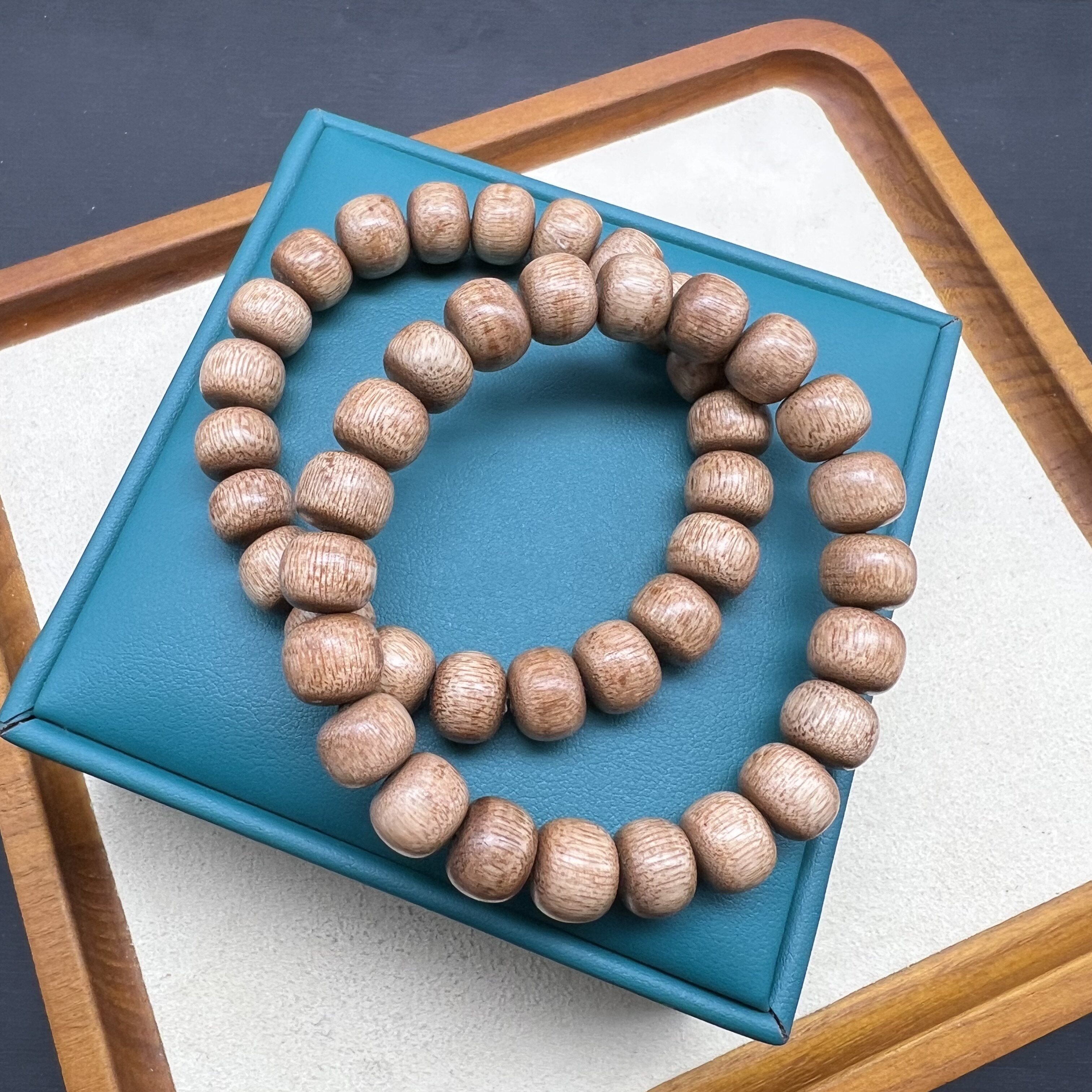 芽庄白棋楠沉香老型珠手串手链 10.5*8.8mm ty214