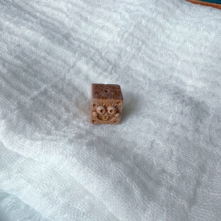 檀香海绵宝宝 diy文玩佛珠手串项链配件 12mm CF149