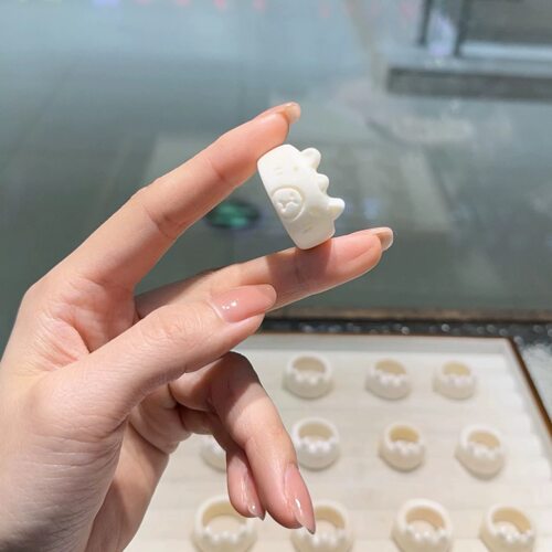 牛骨/驼骨卡皮巴拉小熊跑环 diy文玩配饰佛珠串珠手链项链 DM904