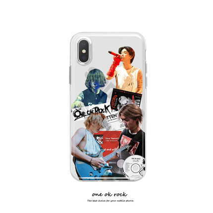 ONEOKROCK手机壳适用oppo reno 2 3 4 5 6 7 8 9 z se pro plus音乐周边拼贴软套