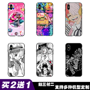 海贼王剧场版歌姬Uta乌塔手机壳适用于iPhone苹果vivo华为小米oppo一加动漫画红发周边定制软套