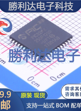 PIC32MX250F128D-I/PT封装TQFP-44处理器 全新现货
