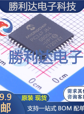 PIC24FJ64GB004-I/PT封装TQFP-44_10x10x08P处理器 全新现货