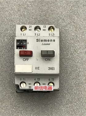 Siemena 3VE1015-2HUOO三相马达电机保护开关断路器1.6-2.5A