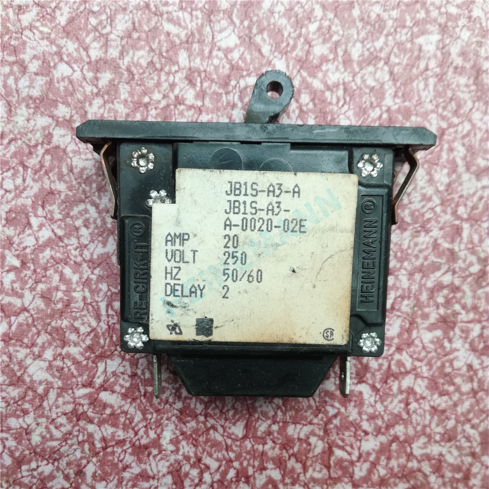 HEINEMANN JB1S-A3-A JB1S-A3-A-0020-02E 20A阻尼设备液磁断路器