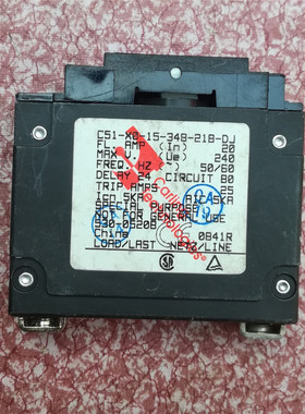 Carling  C51-X0-15-348-218-DJ 240V20A油阻尼设备用液磁断路器
