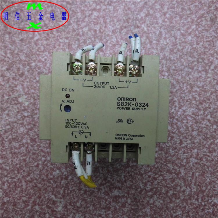 S82K-0324 开关电源 输入100-120VACV 输出24VDC 1.3A 拆机正品