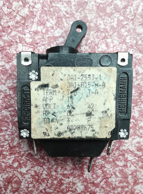 HEINEMANN JA1-2553-1 JA1-B15-N-A 65VDC 10A阻尼设备液磁断路器