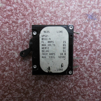 AIRPAX埃伯斯UPG2-8551-4 15A油阻尼设备用液压式电磁断路器
