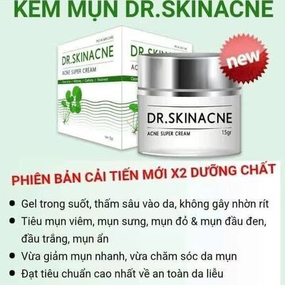 Kem dac tri mun DR.SKINACNE loai bo cac loai mun duong trang