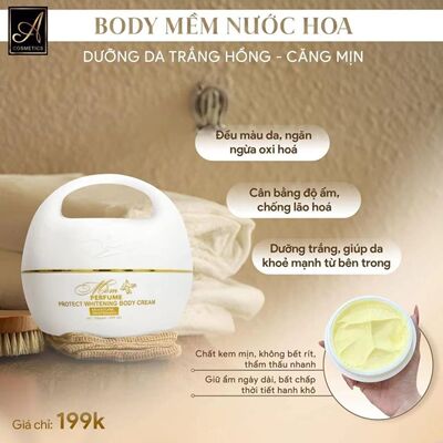 越南身体乳霜 kem duong trang da BODY men A mau moi