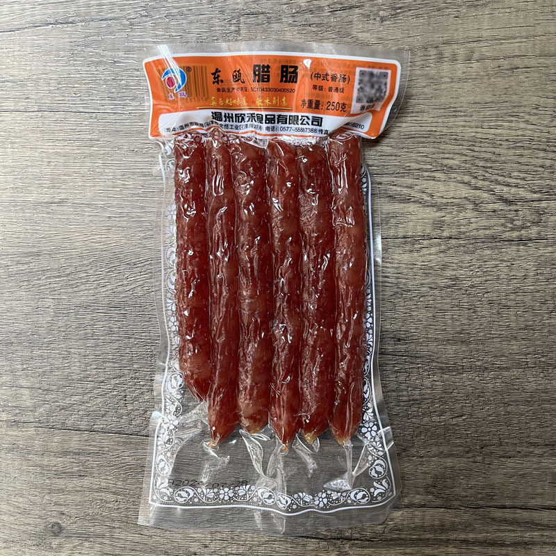 东瓯腊肠半成品常温温州图片