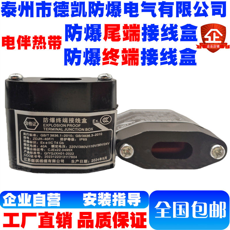 ZDJH-40F/1电伴热带专用防爆尾端接线盒防爆终端接头220V/380V,五金/工具,电热带,淘宝优惠券,粉丝福利购,淘宝优惠卷