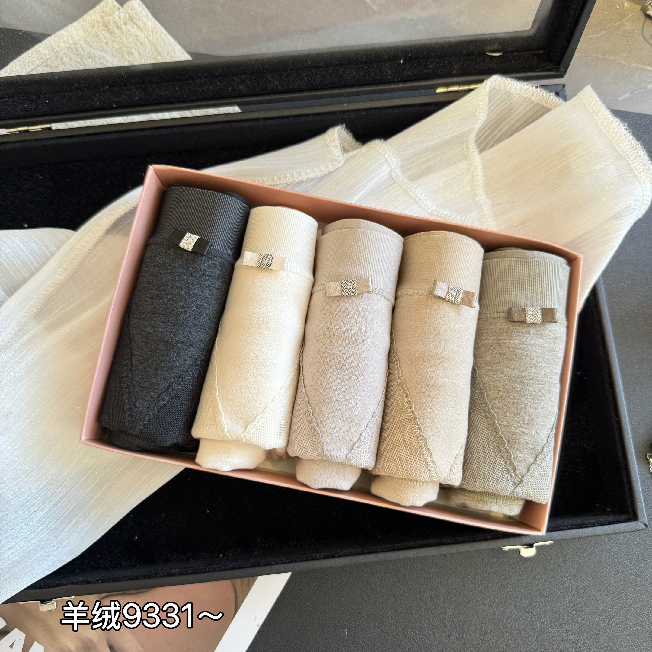 缇娅朵正品5条盒装纳米羊绒磨毛中腰蕾丝桑蚕丝抗菌女三角内裤头,女士内衣/男士内衣/家居服,女三角裤,淘宝优惠券,粉丝福利购,淘宝优惠卷