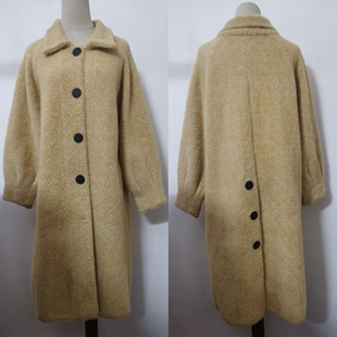 双面呢子大衣杂款 羊毛皮毛一体绒中长款 女 加厚款 2025秋冬外套冬季