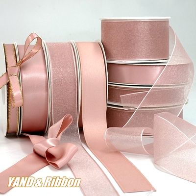 裸粉色系diy花束蛋糕花束装饰