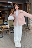 现货:冬装新款毛线大领子羽绒棉棉服2C135-2396P155K238，女装棉衣/棉服，2C135