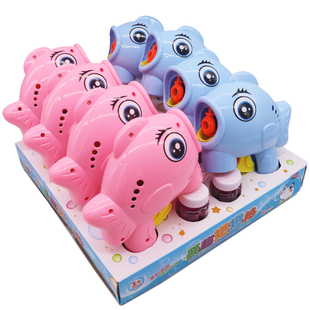 萌趣鱼泡泡枪手持全自动吹泡泡不漏水泡泡机网红同款男女孩玩具