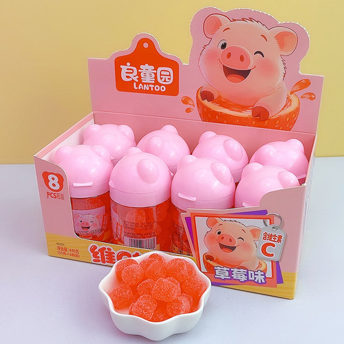 良童园55g维C软糖儿童草莓苹果