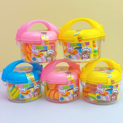 电饭锅造型汉堡薯条形软糖混合水果味凝胶软糖儿童零食玩具糖批发