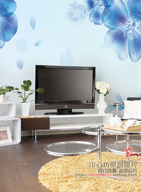 春意盎然 清新风墙纸 定制式大型壁画 沙发背景 卧室床头背景壁纸