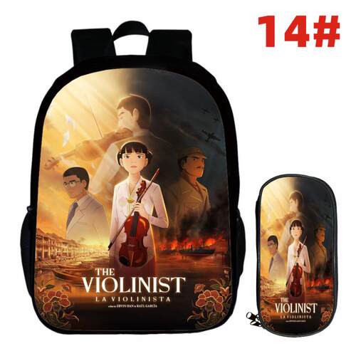 The Violinist小提琴手儿童书包套装小学生背包幼儿园双肩包DIY定