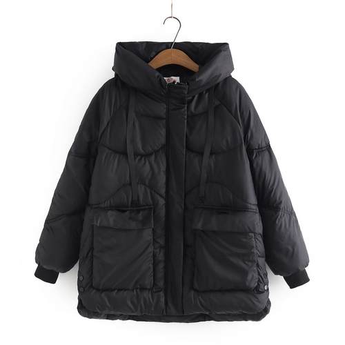 特大码冬棉袄胖mm大码女200斤棉服休闲遮肉显瘦百搭羽绒棉衣外套