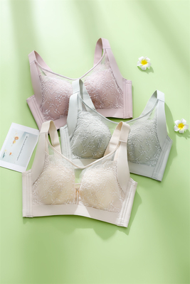 安艾儿性感无钢圈无磁薄透文胸