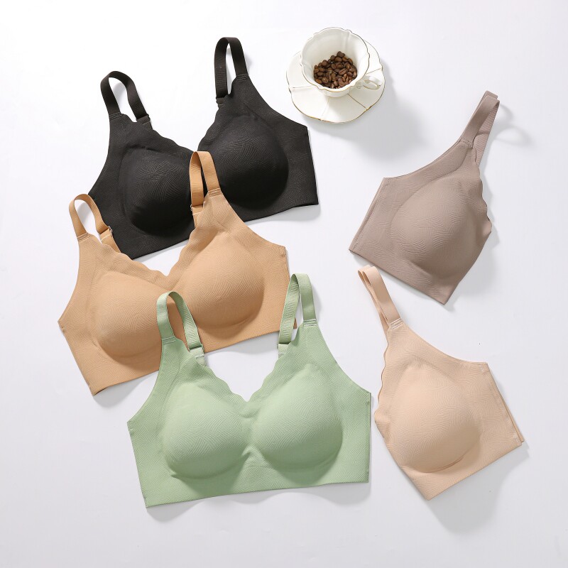 麦曼性感无钢圈乳胶聚拢文胸包邮