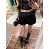 子女 黑白色休闲裤 高分万能短裤 JOEY 四季 推荐 短裤 裤 皮带西装 款