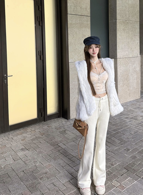 Joeys 品牌原创*华夫长裤运动卫裤加绒裤子女秋冬季微喇休闲裤女