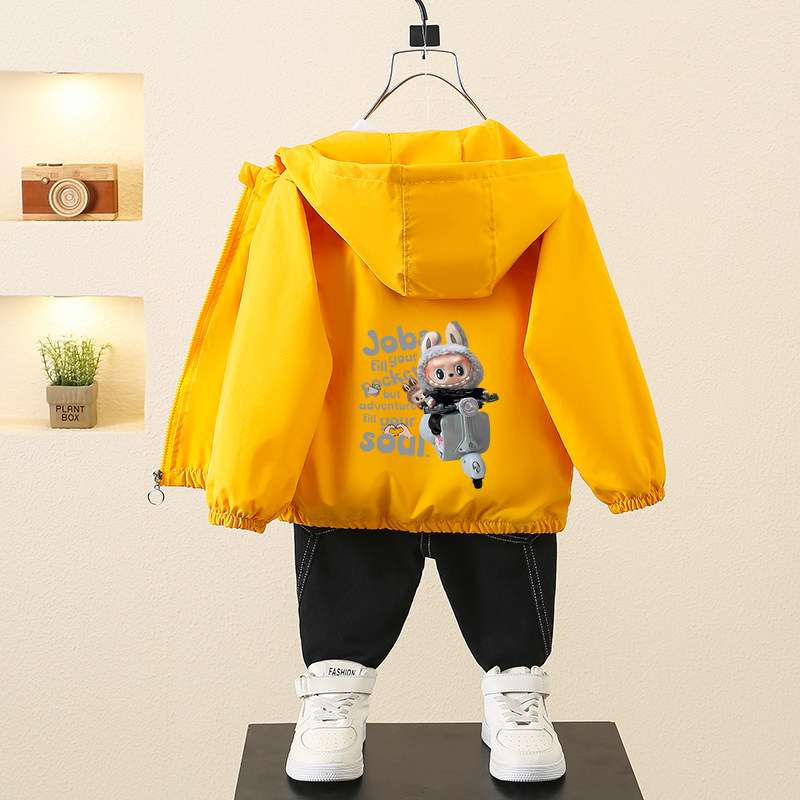 女童外套春装2025春秋新款儿童夹克衫冲锋衣休闲夹克洋气宝宝上衣