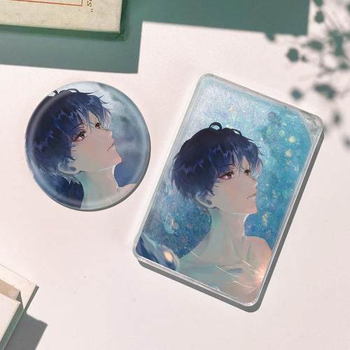 本能游戏杨广生江心白流沙麻将流麻徽章吧唧谷子周边咕卡礼物挂件