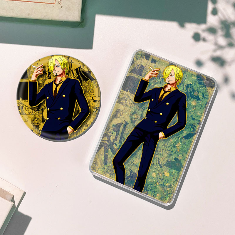 流山治海贼王航海王沙麻将流麻徽章吧唧谷子卡砖摆件周边咕卡礼物