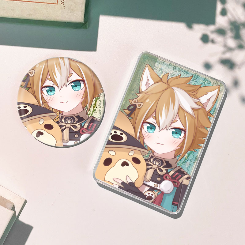 五郎戎犬锵锵流沙麻将流麻徽章吧唧谷子动漫周边咕卡礼物挂件立牌