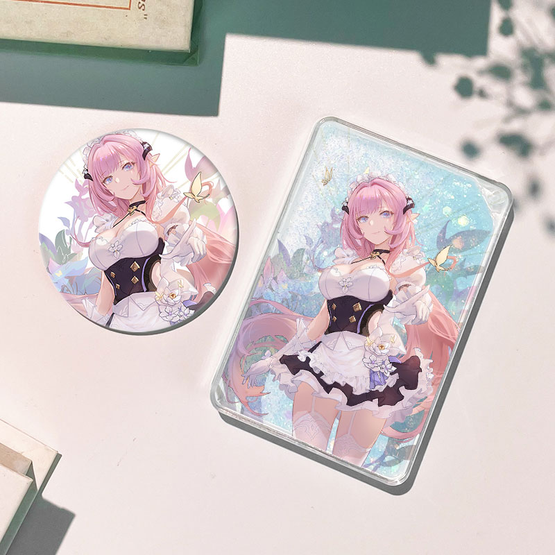 崩坏3爱莉希雅流麻流沙麻将卡砖咕卡礼物徽章吧唧谷子周边挂件