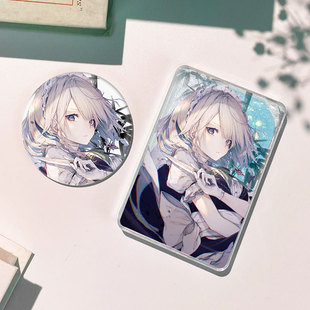 十六夜咲夜流沙麻将流麻徽章吧唧谷子立牌动漫周边咕卡生日礼物