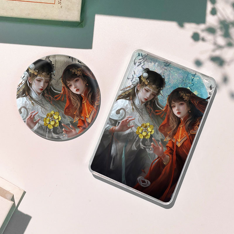 纸嫁衣杜言她王娇彤流沙麻将流麻徽章吧唧谷子立牌周边咕卡礼物