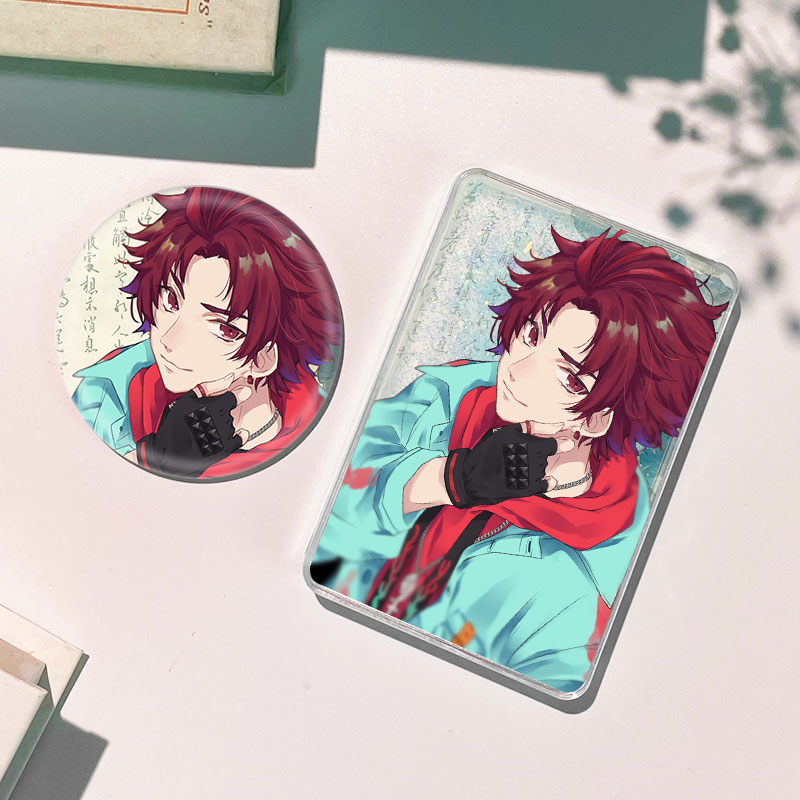 ParadoxLive朱雀野流麻流沙麻将卡砖咕卡礼物徽章吧唧谷子周边