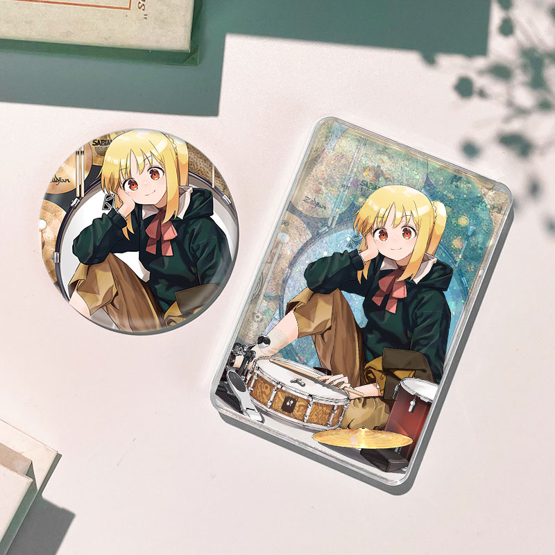 孤独摇滚伊地知虹夏流沙麻将流麻徽章吧唧谷子卡砖摆件周边咕卡