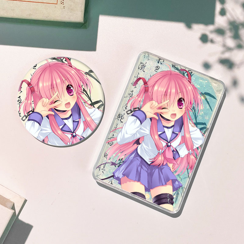 AngelBeats结衣由依流沙麻将流麻徽章吧唧谷子立牌动漫周边礼物