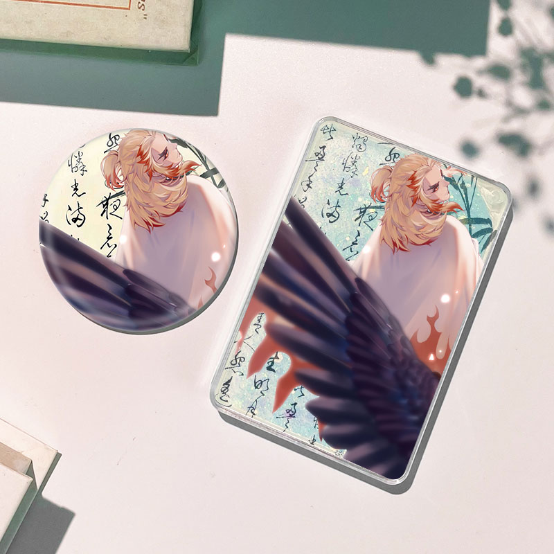 炼狱杏寿郎炎柱流沙麻将流麻徽章吧唧谷子动漫周边咕卡礼物挂件