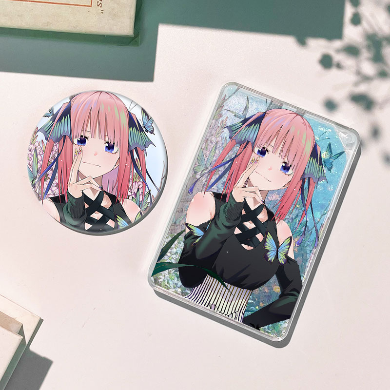 NakanoNino中野二乃流沙麻将流麻徽章吧唧谷子卡砖摆件周边礼物